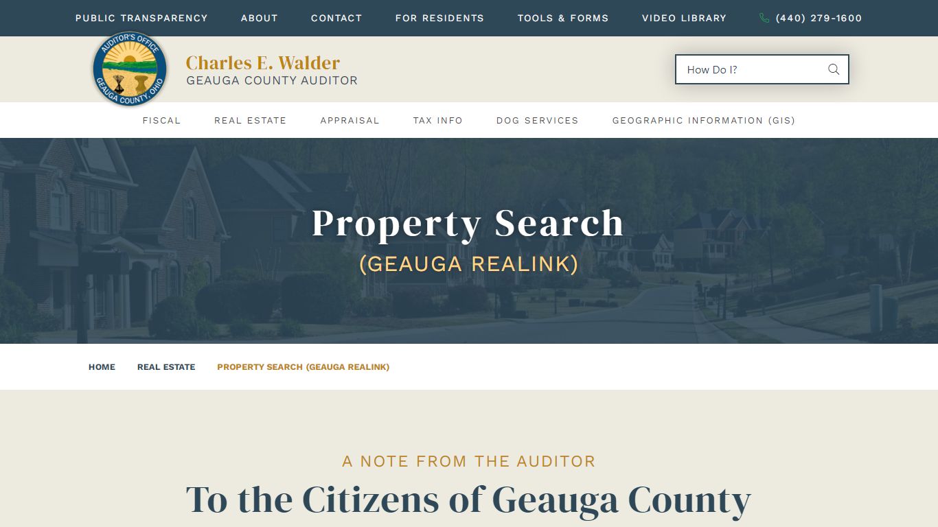 Property Search (Geauga REALink) | Geauga County Auditor's Office - Oh